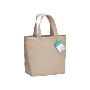 Tote bag en coton recyclé 150 g/m2 avec anses courtes 4