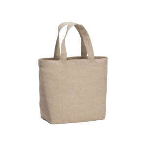 Tote bag en coton recyclé 150 g/m2 avec anses courtes 5