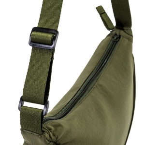 Sac en nylon avec bandoulière réglable, fermeture éclair 7