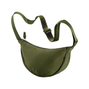 Sac en nylon avec bandoulière réglable, fermeture éclair