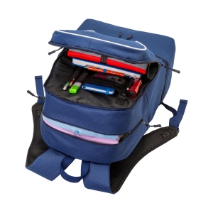 Sac à dos de sport en polyester 600D, compartiment à chaussures rembourré. 7