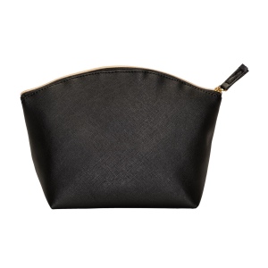 Trousse de beauté polyvalente en PU grain fin saffiano 18