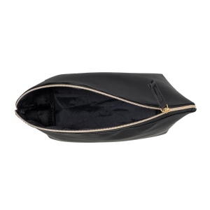 Trousse de beauté polyvalente en PU grain fin saffiano 19