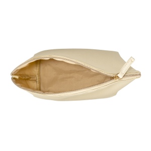 Trousse de beauté polyvalente en PU grain fin saffiano 7