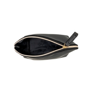 Trousse de beauté polyvalente en PU grain fin saffiano 19