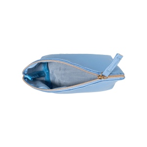 Trousse de beauté polyvalente en PU grain fin saffiano 11