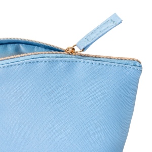 Trousse de beauté polyvalente en PU grain fin saffiano 12