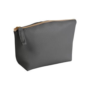 Trousse de beauté polyvalente en PU grain fin saffiano 5