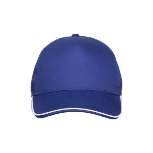Casquette en coton 5 panneaux, visière sandwich contrasté avec fermeture velcro 9