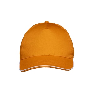 Casquette en coton 5 panneaux, visière sandwich contrasté avec fermeture velcro 11