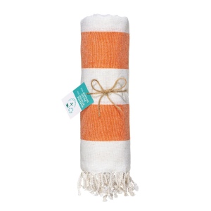 Serviette de plage / Paréo en coton recyclé de 180 gr/m2 avec frange, mesure 90x170 cm 33