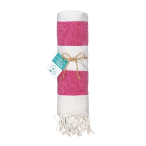 Serviette de plage / Paréo en coton recyclé de 180 gr/m2 avec frange, mesure 90x170 cm 16