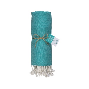 Serviette de plage / Paréo en coton recyclé de 180 gr/m2 avec frange, mesure 90x170 cm 20