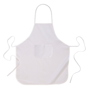 Tablier long de cuisine avec poche frontale en polyester recyclé R-PET, 60x90 cm 2