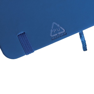 Carnet avec couverture en PU recyclé avec feuilles lignées (80 pag.) 8