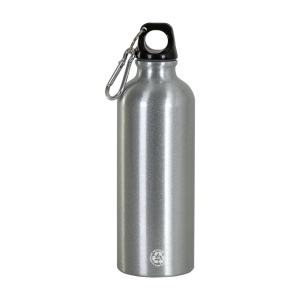Gourde en aluminium recyclé (500ml), avec bouchon en plastique et mousqueton 3