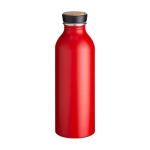 Gourde en aluminium avec bouchon avec insert en bambou, 500 ml 4