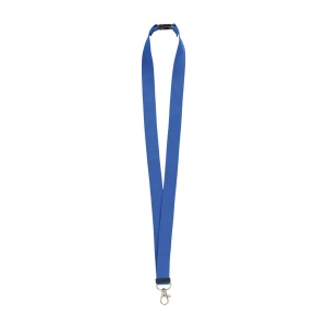 Lanyard en polyester recyclé  R-PET avec mousqueton et fermeture de sécurité 7