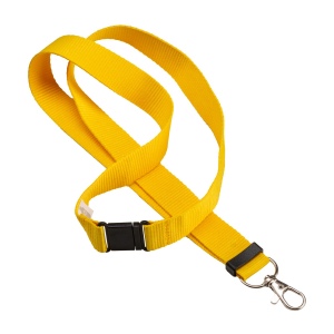 Lanyard en polyester recyclé  R-PET avec mousqueton et fermeture de sécurité 3