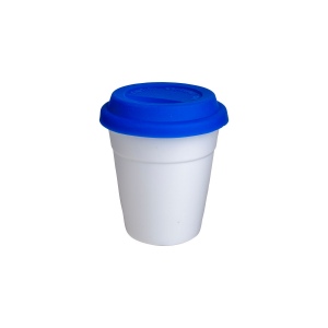 Tasse réutilisable en PP avec bouchon en silicone