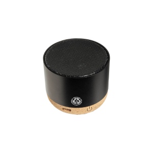 Mini enceinte Bluetooth avec base en liège 12
