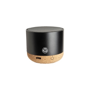 Mini enceinte Bluetooth avec base en liège 5