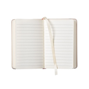 Cahier avec couverture en PU aux couleurs pastel et fermeture élastique 7