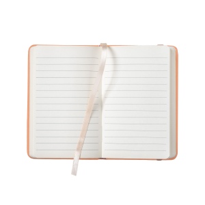 Cahier avec couverture en PU aux couleurs pastel et fermeture élastique 9