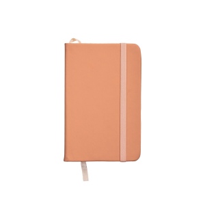 Cahier avec couverture en PU aux couleurs pastel et fermeture élastique 5