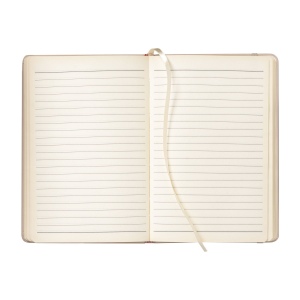 Cahier avec couverture en PU aux couleurs pastel et fermeture élastique 7
