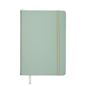 Cahier avec couverture en PU aux couleurs pastel et fermeture élastique 2
