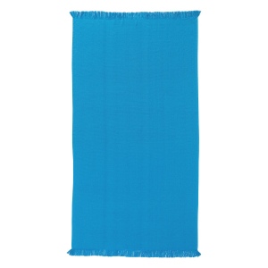 Serviette de plage/Fouta frangée en coton recyclé 7