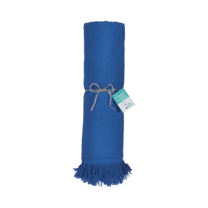 Serviette de plage/Fouta frangée en coton recyclé 9