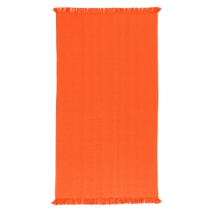 Serviette de plage/Fouta frangée en coton recyclé 14