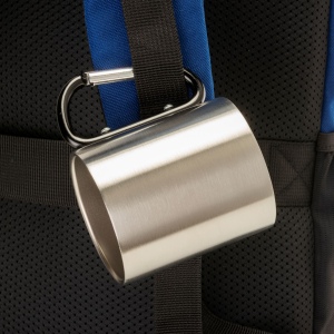 Tasse en acier avec poignée à mousqueton en aluminium, 200 ml 16