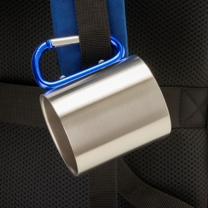 Tasse en acier avec poignée à mousqueton en aluminium, 200 ml 8
