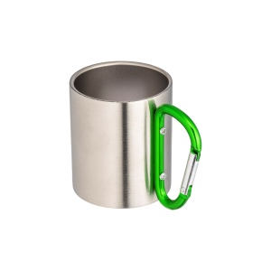 Tasse en acier avec poignée à mousqueton en aluminium, 200 ml 11