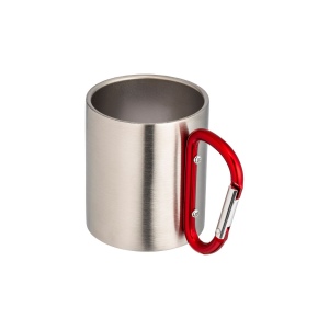 Tasse en acier avec poignée à mousqueton en aluminium, 200 ml 13