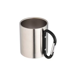 Tasse en acier avec poignée à mousqueton en aluminium, 200 ml 15