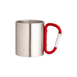 Tasse en acier avec poignée à mousqueton en aluminium, 200 ml 5