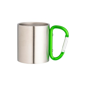 Tasse en acier avec poignée à mousqueton en aluminium, 200 ml 4