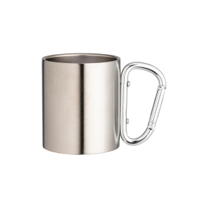 Tasse en acier avec poignée à mousqueton en aluminium, 200 ml 3