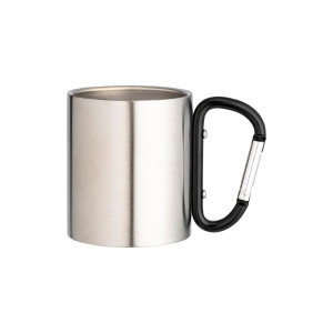Tasse en acier avec poignée à mousqueton en aluminium, 200 ml 6