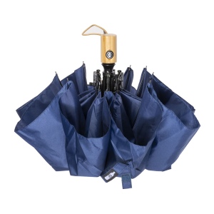 Mini parapluie automatique en R-pet avec poignée en bambou 7
