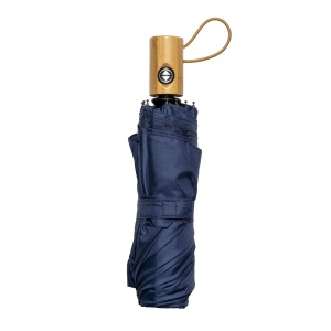 Mini parapluie automatique en R-pet avec poignée en bambou 8
