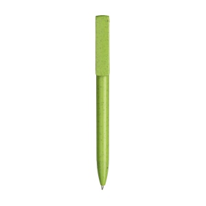 Stylo twist en PP et paille de blé avec support pour téléphone portable 7