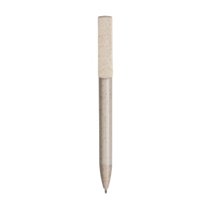 Stylo twist en PP et paille de blé avec support pour téléphone portable 9