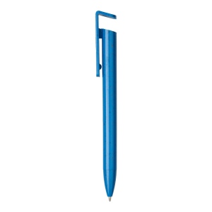 Stylo twist en PP et paille de blé avec support pour téléphone portable 4