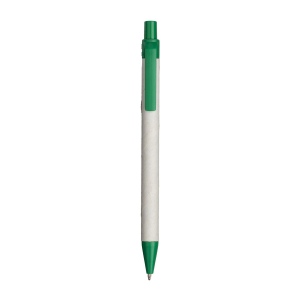 Stylo à bille en papier recyclé avec détails en PLA coloré 4