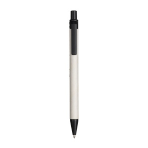Stylo à bille en papier recyclé avec détails en PLA coloré 6